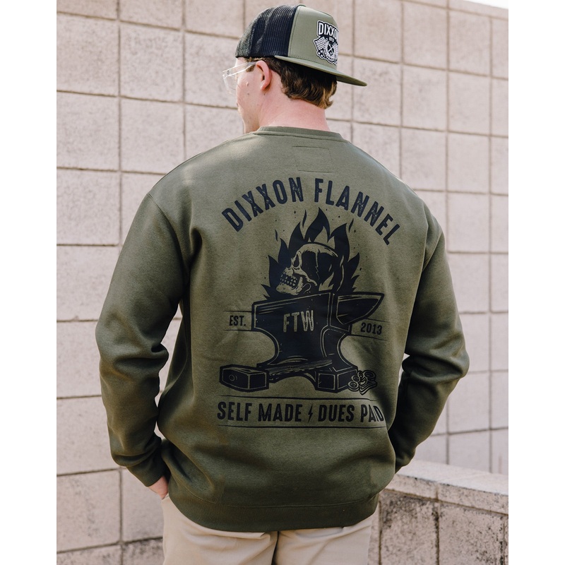 Black Self Made Crewneck Sweatshirt – O.D. Green