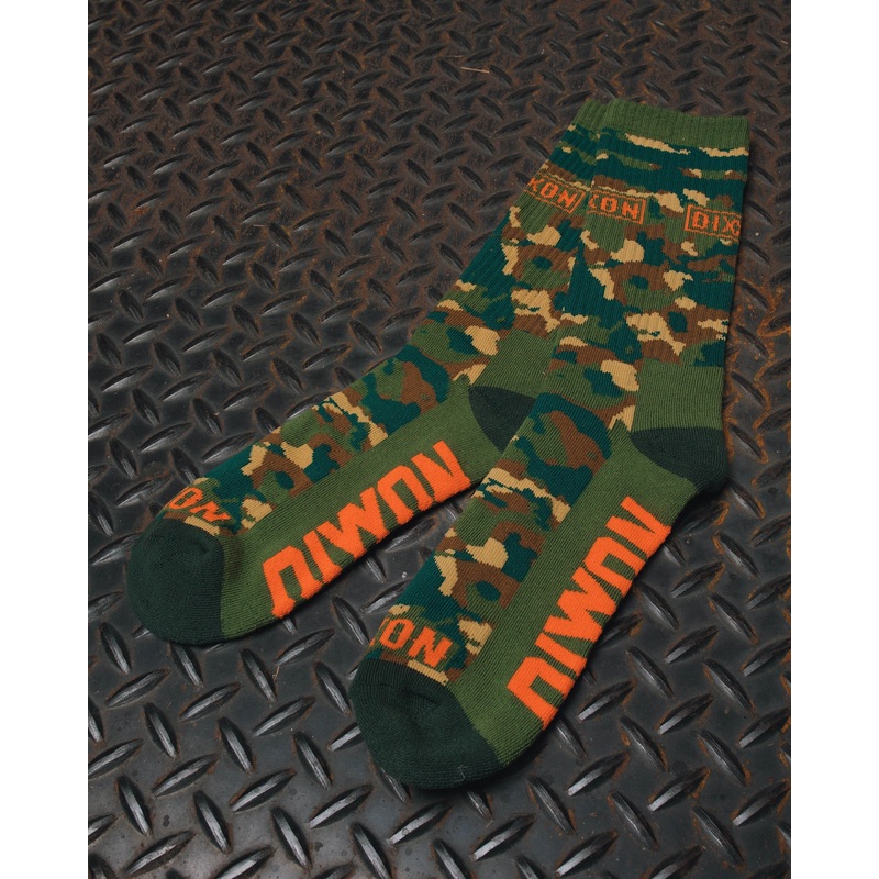 Camo Premium Crew Socks – Orange