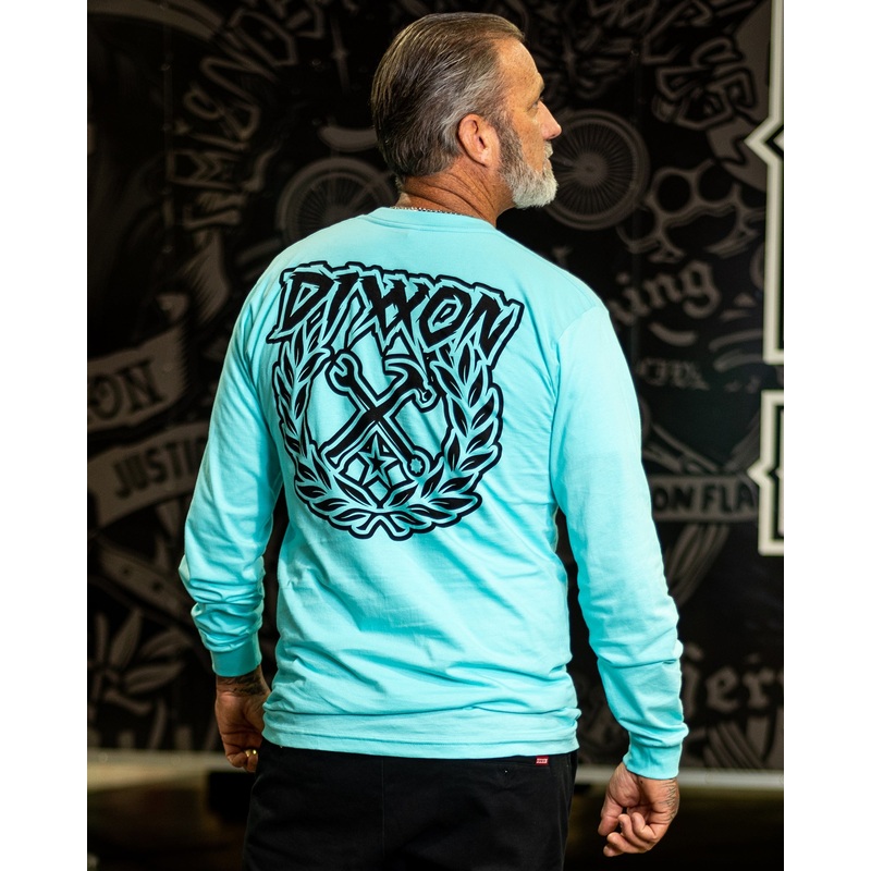 Party Crest Long Sleeve T-Shirt – Tiffany