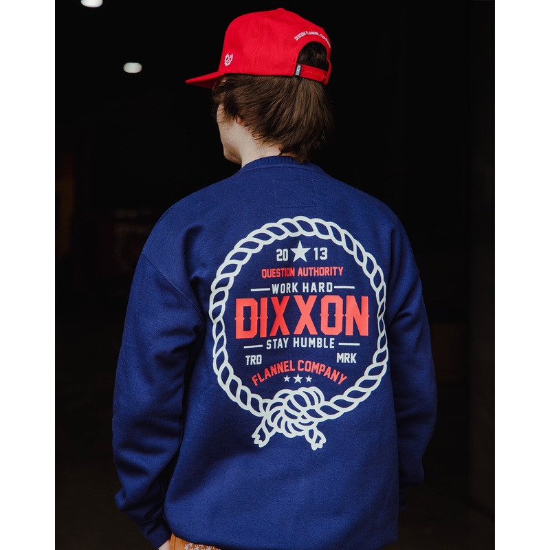 Red & White Trademark Crewneck Sweatshirt – Navy