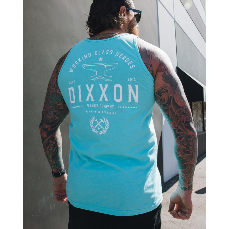 White Tradition Badge Tank – Tiffany
