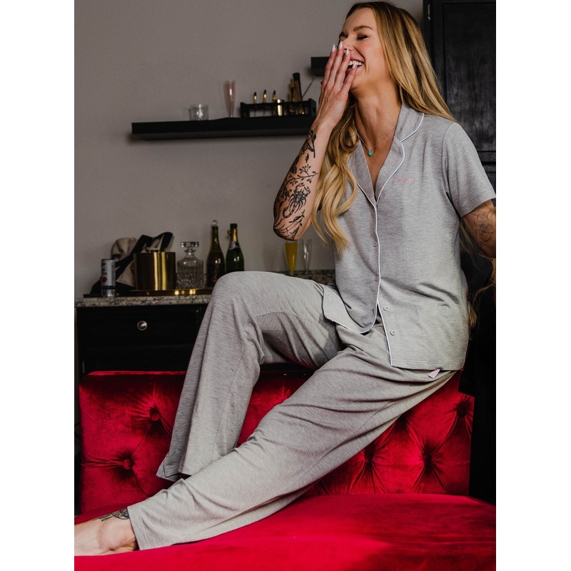 Women’s Pajama Pants – Heather Gray