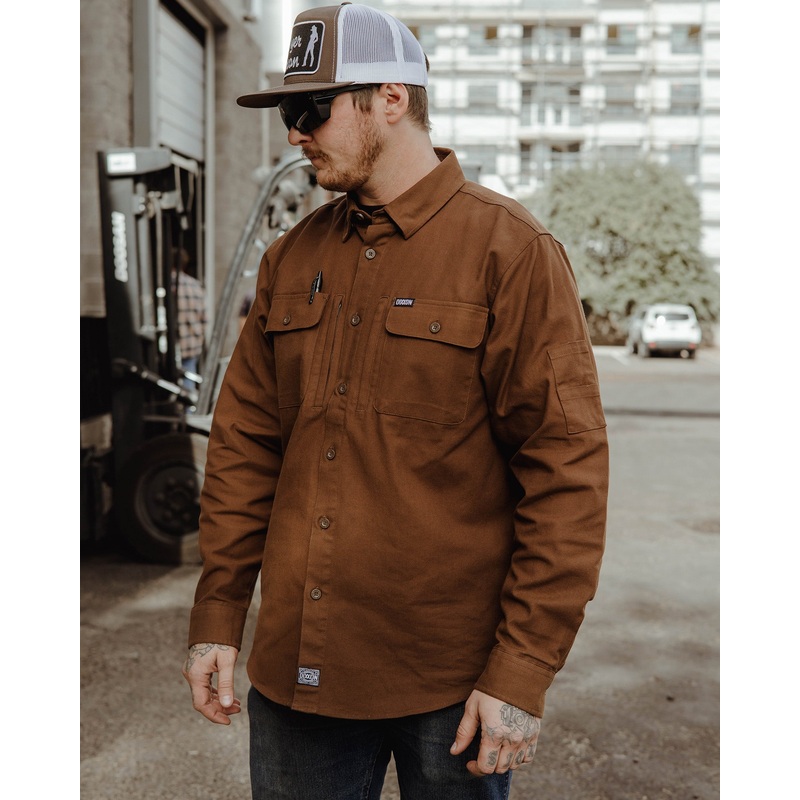 Work Shirt Long Sleeve – Brown