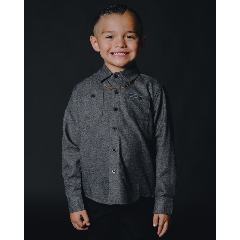 Youth Obsidian Flannel