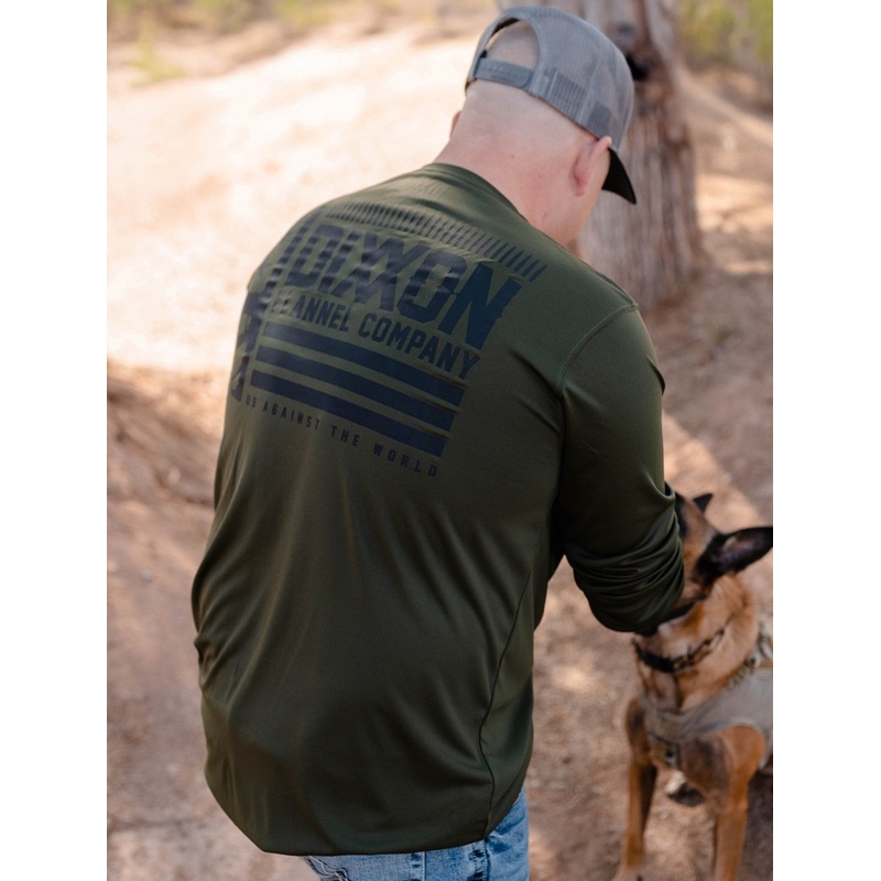 Against the World UV Long Sleeve T-Shirt – O.D. Green
