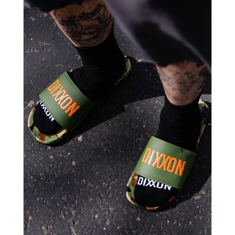 Delta Slides – Green Camo