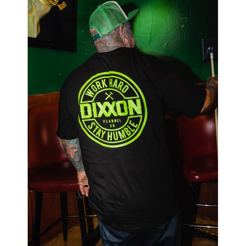 Lime Green Corpo T-Shirt – Black