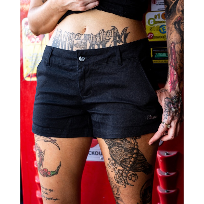 Women’s Chino Shorts – Black