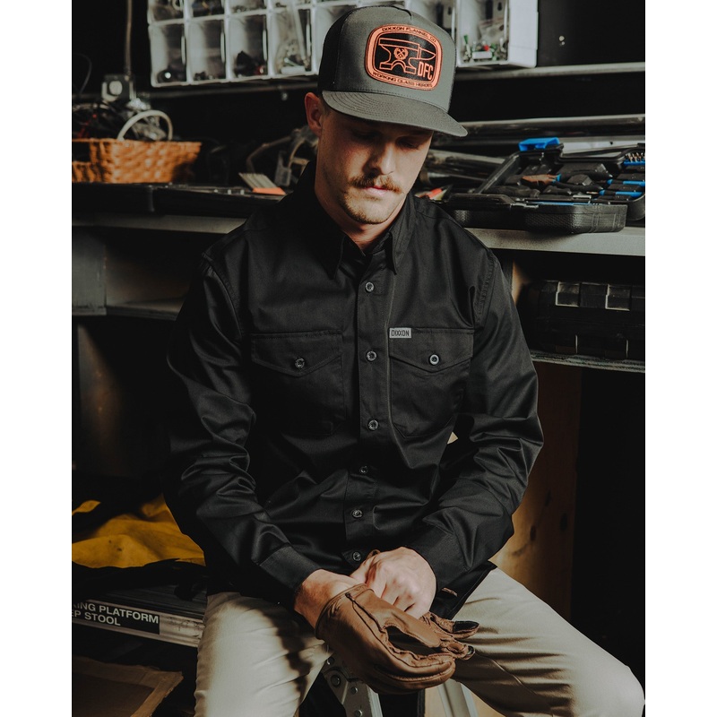 WorkForce Long Sleeve Work Shirt – Black