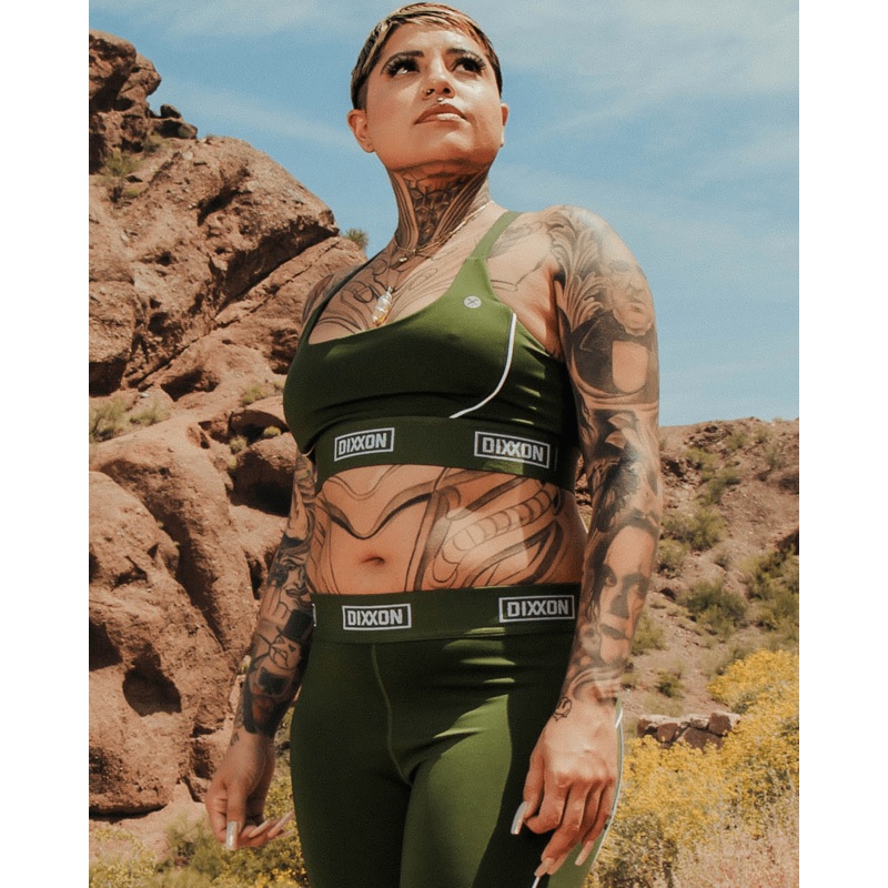 Women’s Jane Sports Bra – O.D. Green
