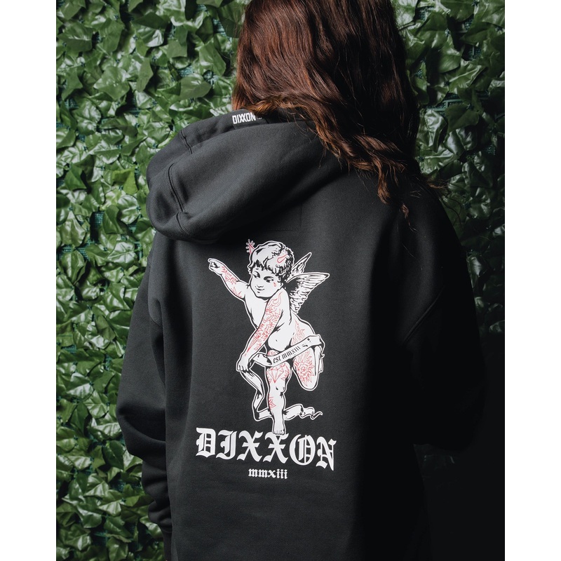 Women’s No Regrets Pullover Hoodie – Black