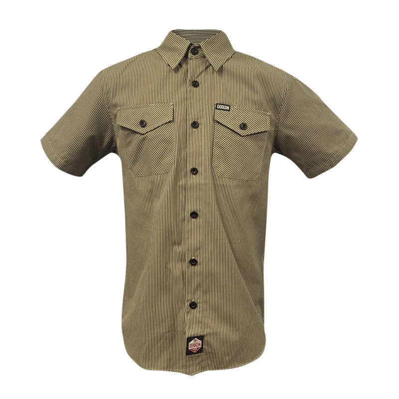 WorkForce Short Sleeve Work Shirt – Khaki & Black