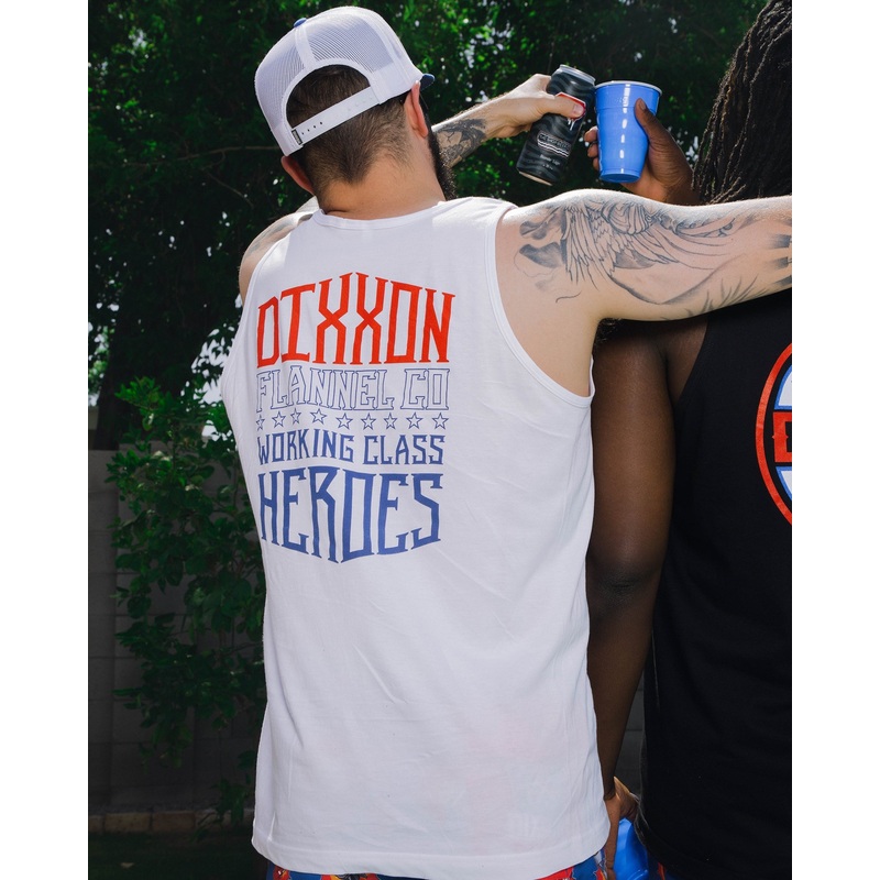 Working Class Heroes Tank – Red, White, & Blue