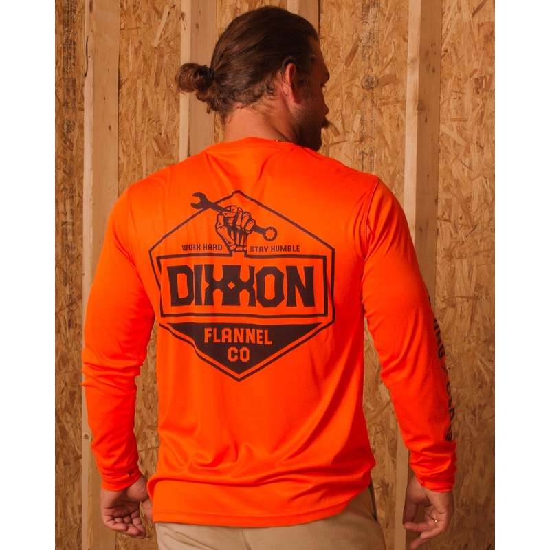 Working Class UV Long Sleeve T-Shirt – Orange