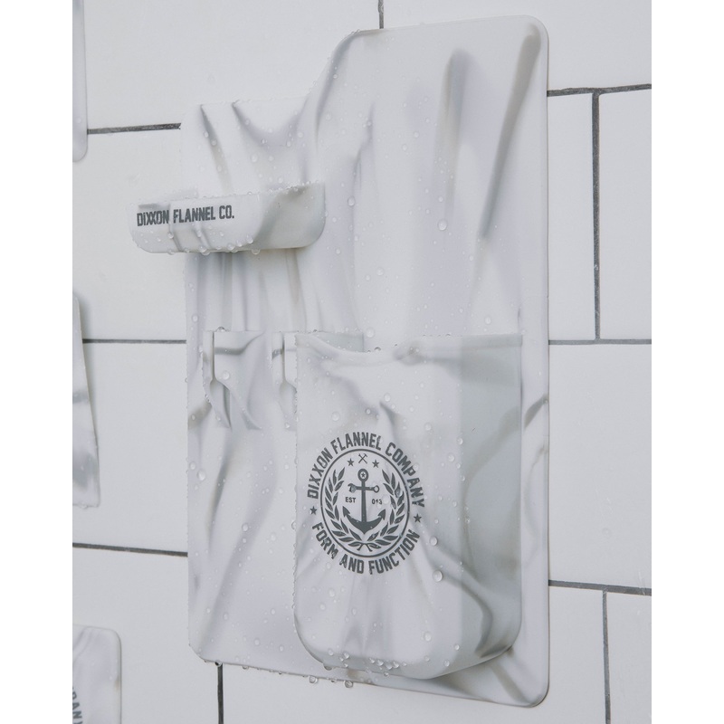 Adhesive Razor Tray – White Marble