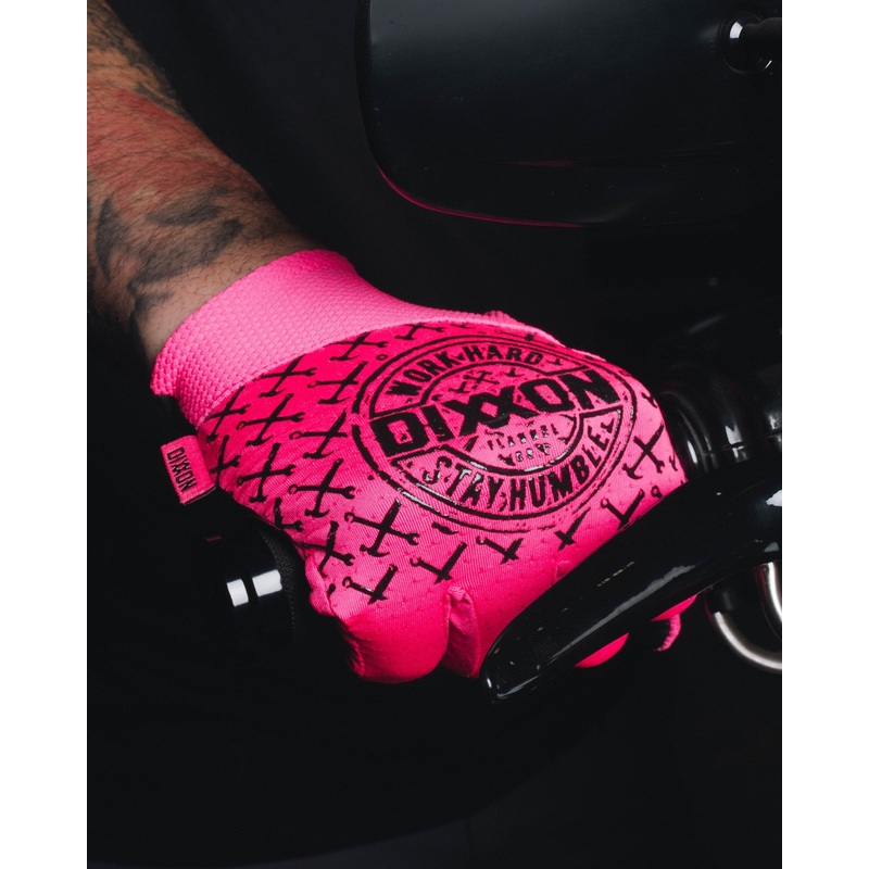 Corpo Moto Gloves – Pink & Black
