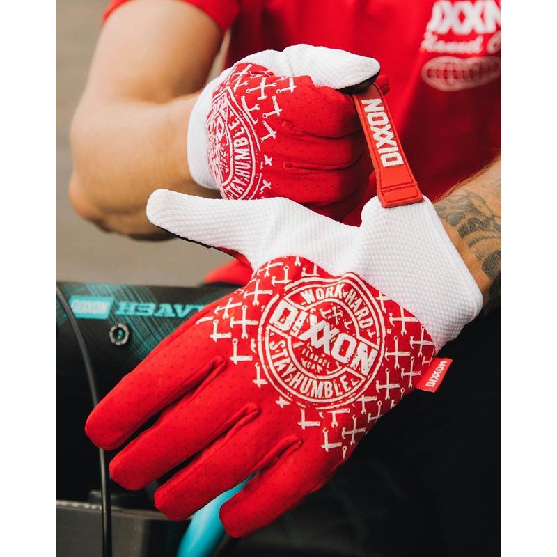 Corpo Moto Gloves – Red & White