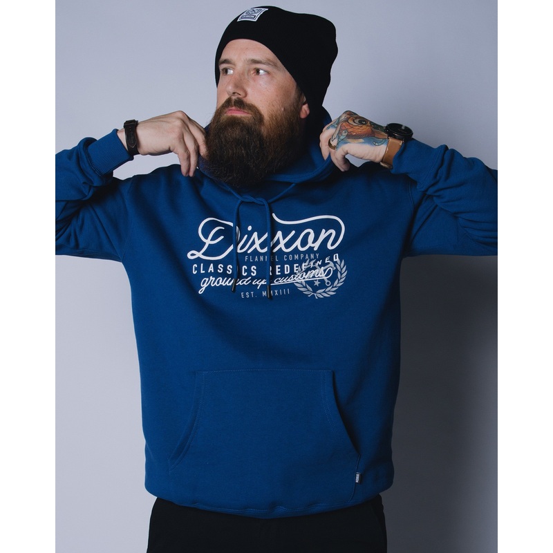 Ground Up Customs Pullover Hoodie – Blue