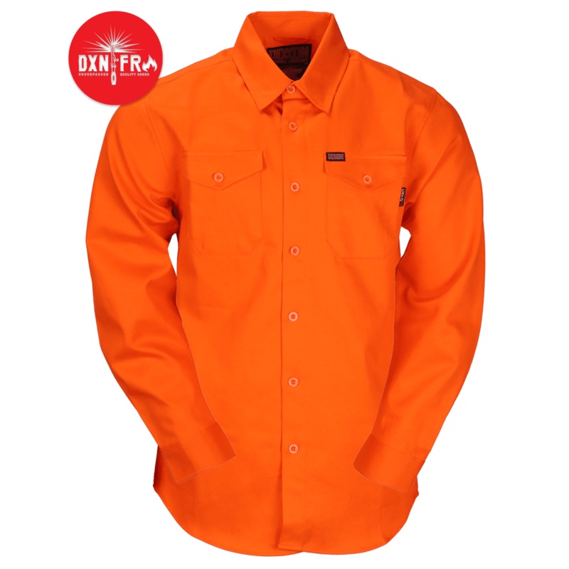 WorkForce Hi Vis FR Work Shirt – Orange