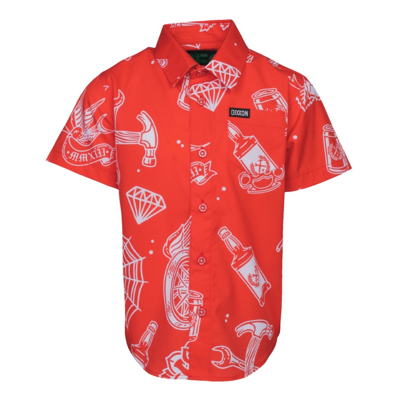 Youth Party Boy 10 YR Party Shirt – Red