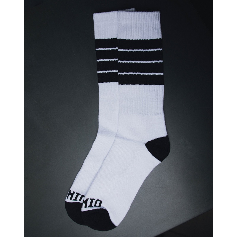 Athletic Stripes Premium Crew Socks