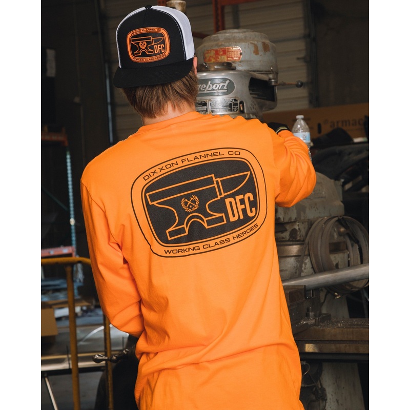 Checkpoint Hi Vis Long Sleeve T-Shirt – Orange