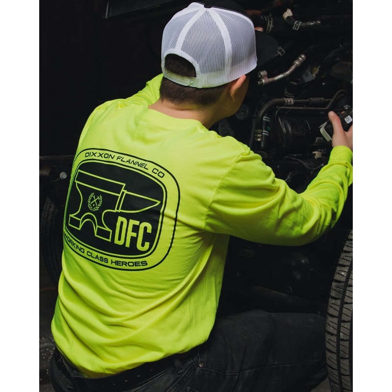 Checkpoint Hi Vis Long Sleeve T-Shirt – Yellow