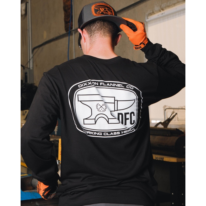 Checkpoint Long Sleeve T-Shirt – Black