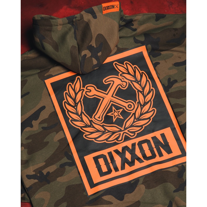 Orange Box Crest Zip Up Hoodie – Camo