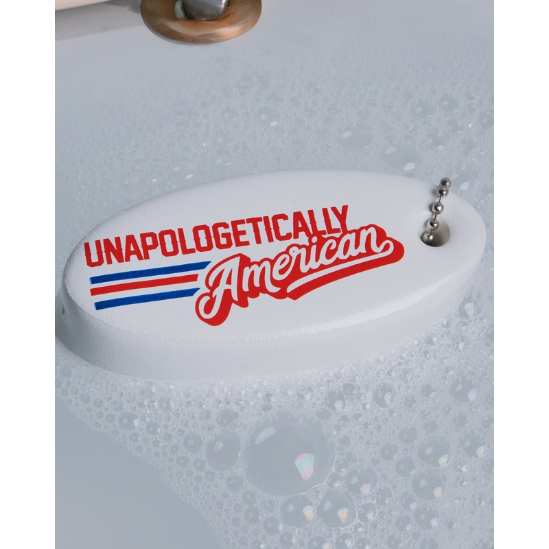 Unapologetically American Floating Keychain