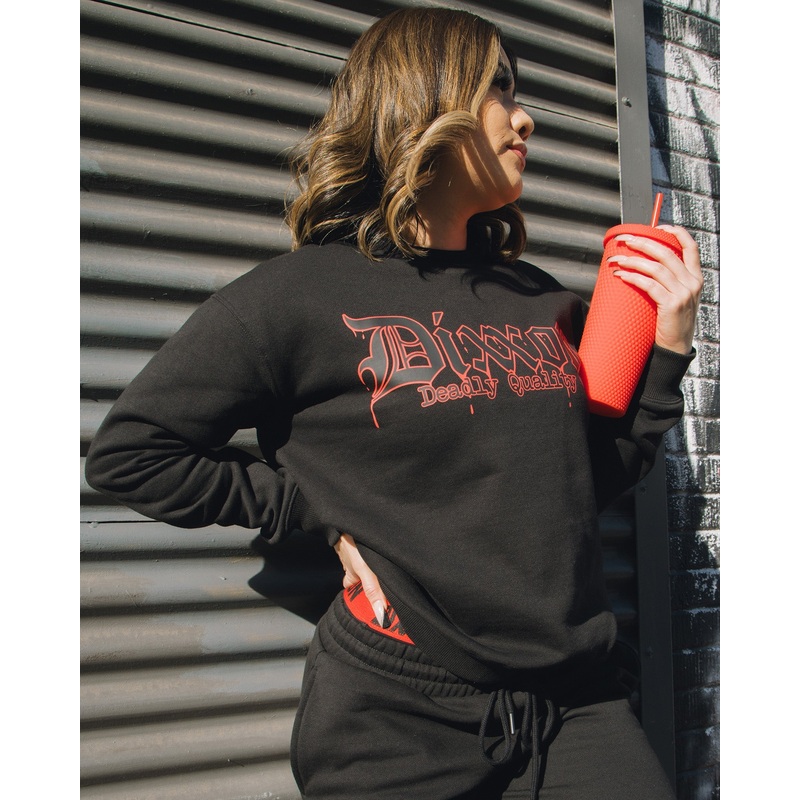 Women’s Deadly Quality Crewneck Sweatshirt – Black