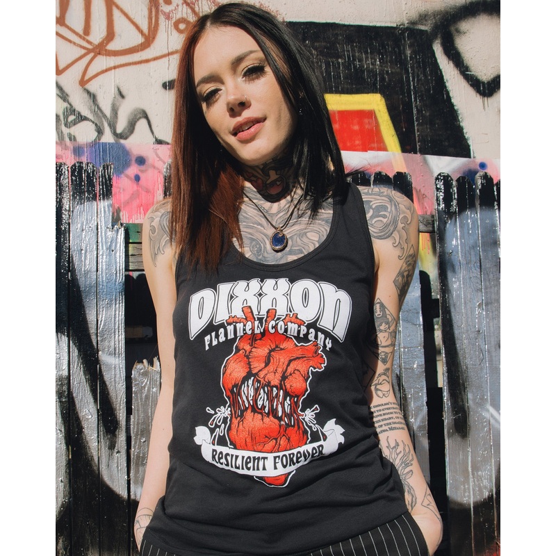 Women’s Resilient Forever Fitted Tank – Black
