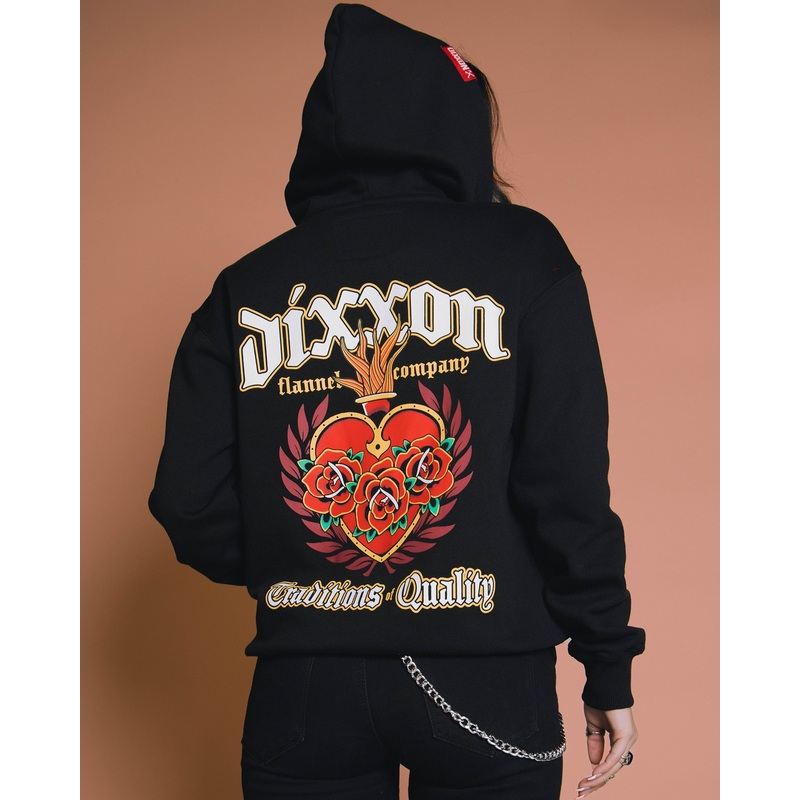 Women’s Sacred Traditions of Quality Zip Up Hoodie – Black