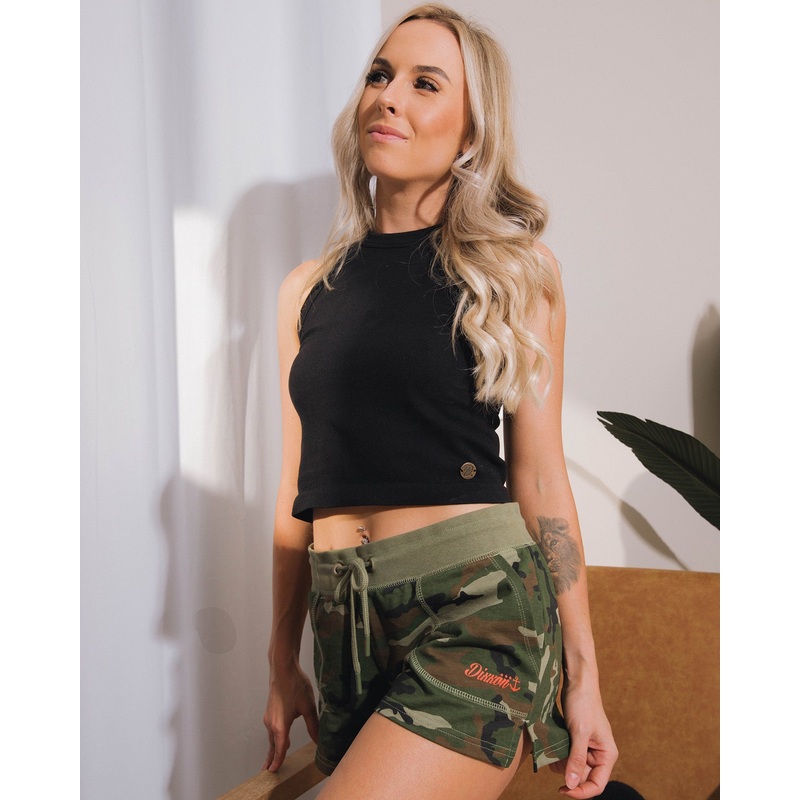 Women’s Terry Shorts – Camo