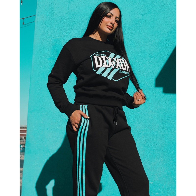 Women’s Tiffany Stripes Sweatpants – Black