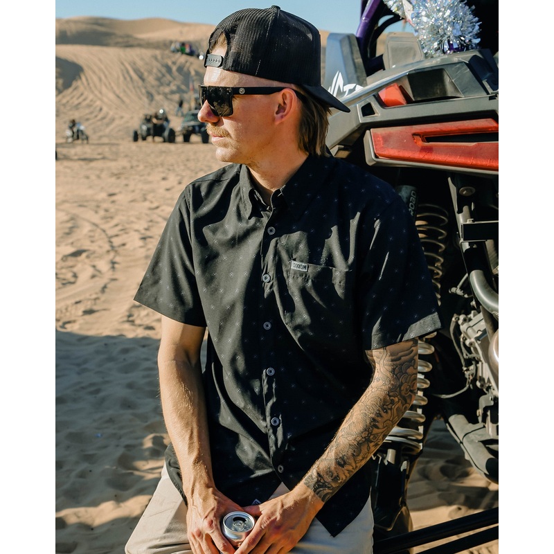 Huckster Party Shirt – Black & Gray