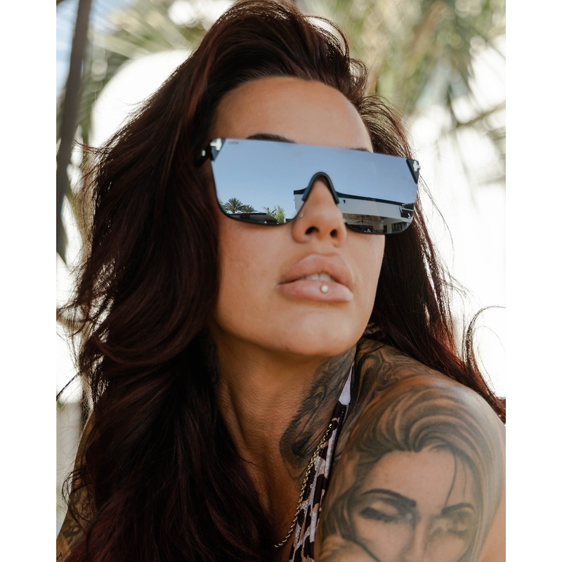 Vega Sunglasses – Black & Chrome