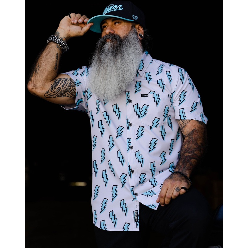 Voltage Party Shirt – Gray & Blue