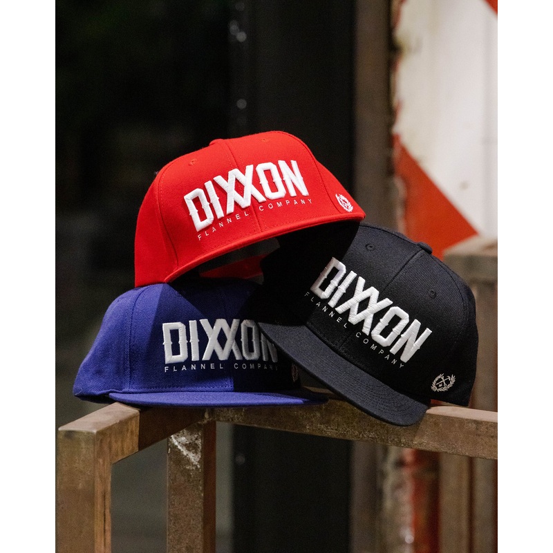 White Logotype Flat Bill Snapback