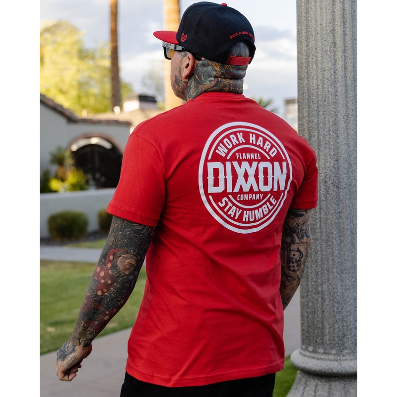 White Nuevo Corpo T-Shirt – Red