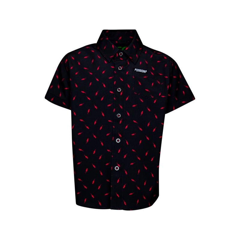 Youth Bolt Party Shirt – Black & Red