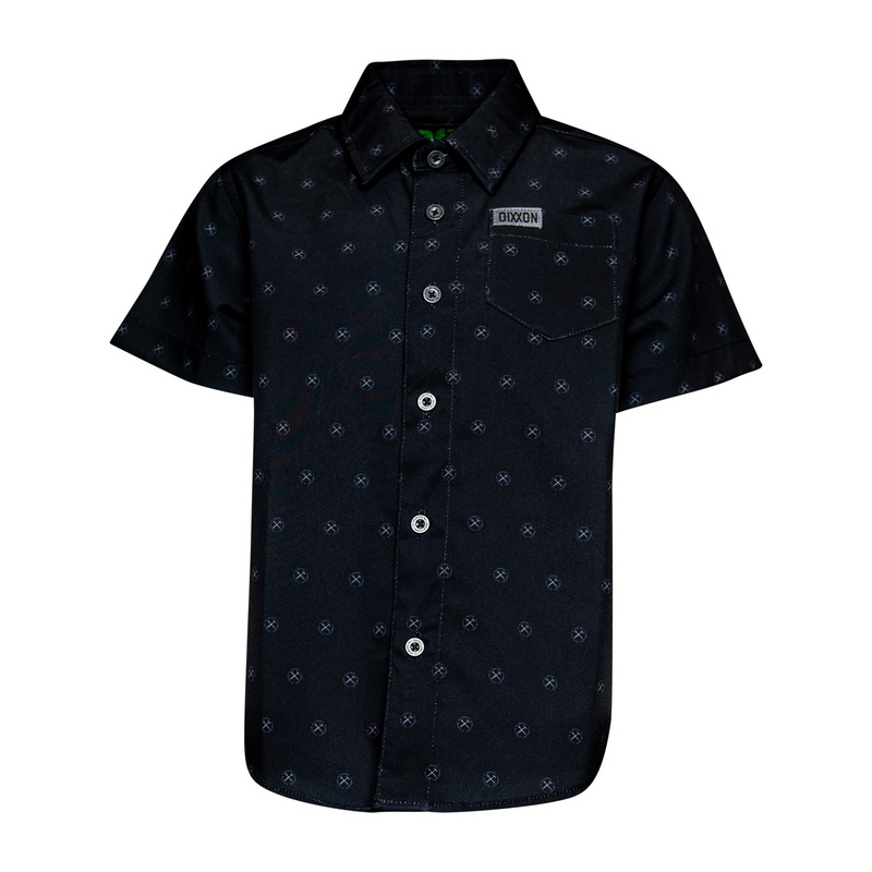 Youth Huckster Party Shirt – Black & Gray