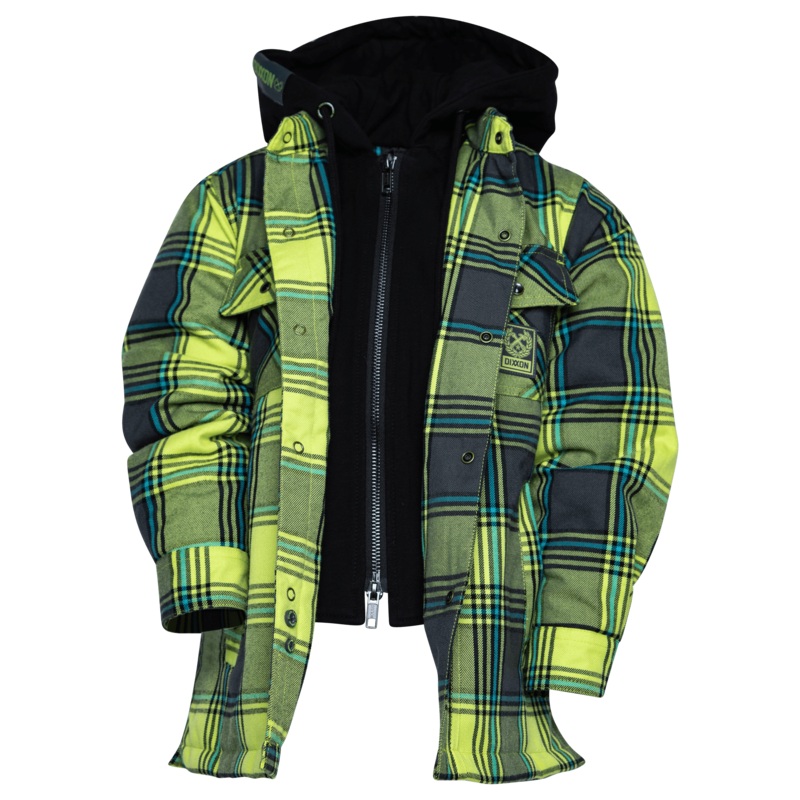 Youth Jobsite Hooded Flannel Jacket
