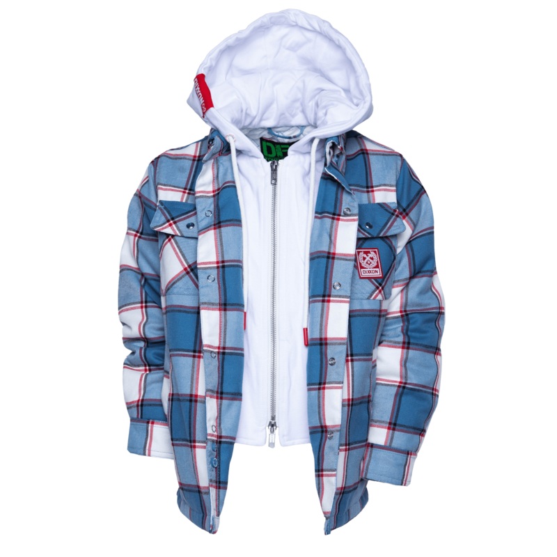 Youth Neighborhood Hooded Flannel Jacket