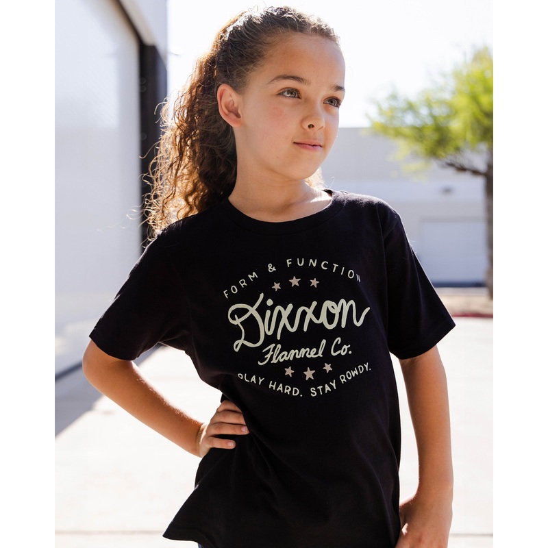 Youth Tan Whimsy T-Shirt – Black