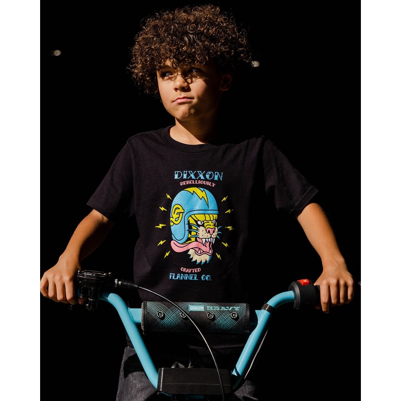 Youth White Wild Ride T-Shirt – Black