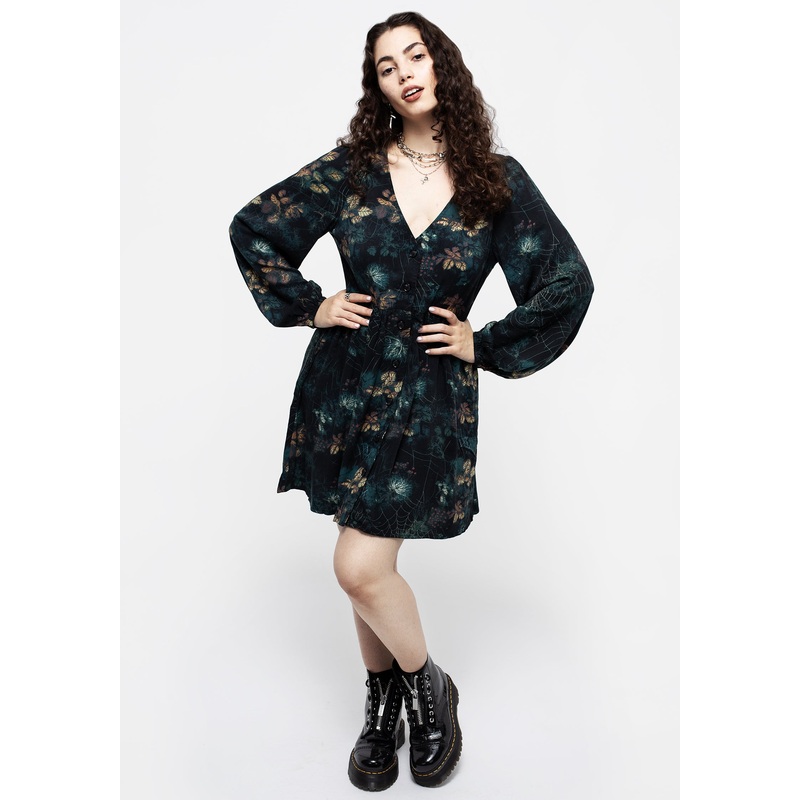 Blackthorn Button Up Mini Dress