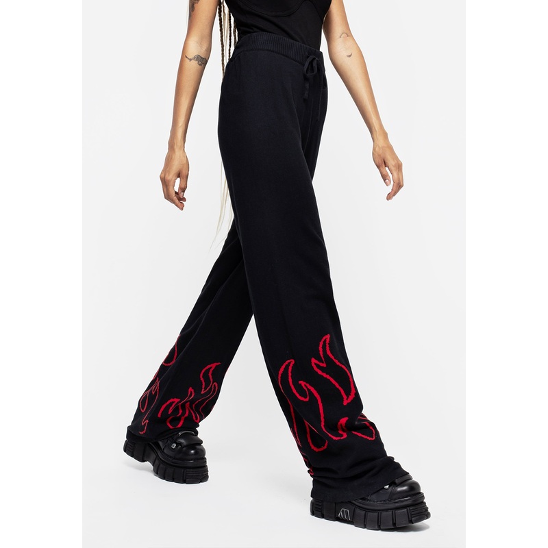 Blaze Wide Leg Knit Joggers