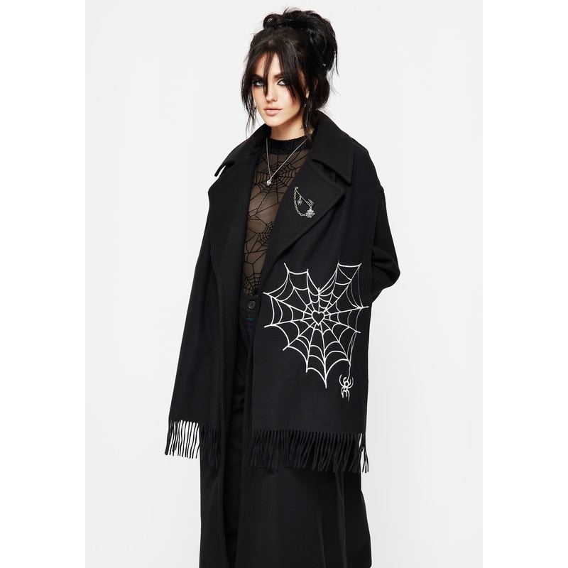 Catch Feelings Embroidered Scarf