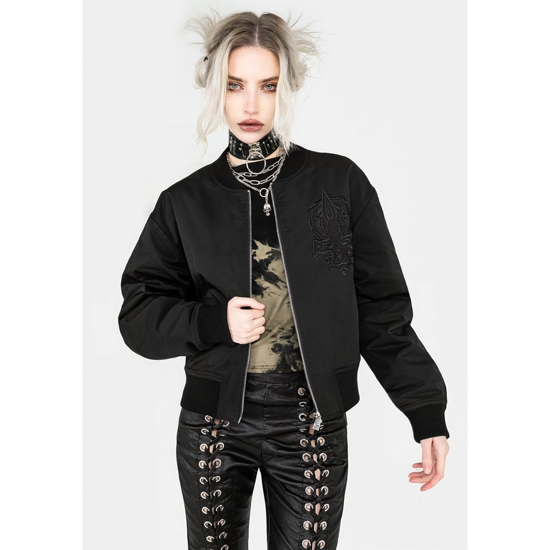 Daine Embroidered Bomber Jacket